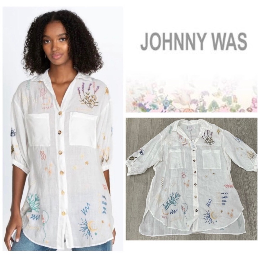 NWT Johnny Was Sezane Weekend Oversized Tunic XL - Picture 2 of 10